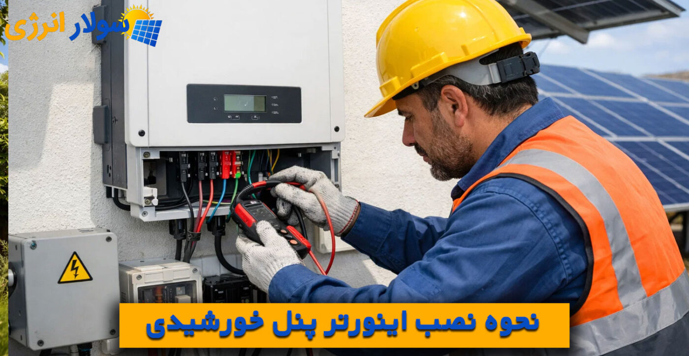 نحوه نصب اینورتر پنل خورشیدی