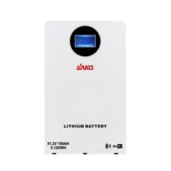 باتری لیتیومی برند SAKO مدل SK-51.2V100Ah ظرفیت 5 کیلووات ساعت